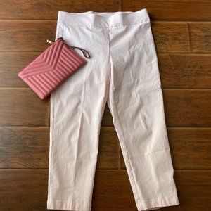 Nue Options Light Pink Pull On Ankle Pant 12
